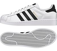 adidas Men's Superstar Trainers, White Black White, 9.5/10 UK