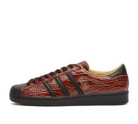 Adidas Men's Superstar Vintage Sneaker Fox Brown/Core Black/Golden Beige