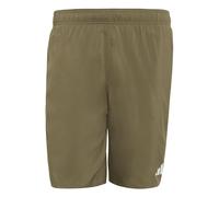 adidas Men's Swim Shorts 8 INCH, Olive strata/White, S