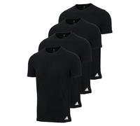Adidas Men's T-Shirt, 4-Pack - Crew Neck Shirt, Active Flex Cotton, Solid...