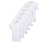 Adidas Men's T-Shirt, 6-Pack - V-Neck Shirt, Active Core Cotton, Solid Color...