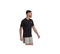 adidas Sportswear Mens Essentials Embroidered Small Logo Tee - Black Cotton - Size Large
