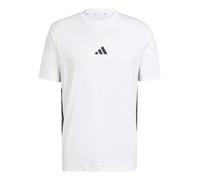 adidas Mens T-Shirt - White Cotton - Size Medium