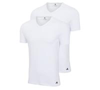 Adidas Men's T-Shirts, 2-Pack - V-Neck Shirt Active Flex Cotton, Solid Color...