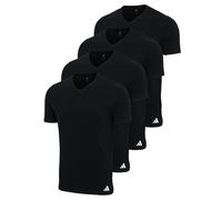 Adidas Men's T-Shirts, 4-Pack - V-Neck Shirt Active Flex Cotton, Solid Color...