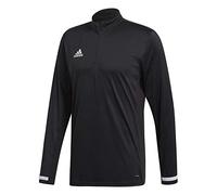 Adidas Men's T19 1/4 LS M Long Sleeved T-Shirt, Black/White, L
