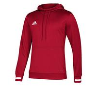 Adidas Men's T19 HOODY M Sweatshirt, Power red/White, 2XL