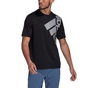 adidas Men's T365 Bos Tee T-Shirt, Black/White, M