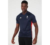 adidas Team GB Football Shirt - Legend Ink - Mens L