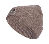 Adidas Men's Team Issue Beanie - Standard Fit Winter Knit Hat Cold Weather, Wonder Beige-preloved Brown-Grey Three/Carbon Grey, One Size