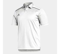 adidas Mens Team Issue Short Sleeve Polo, White-team Grey Four, XXL