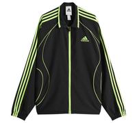Adidas Men's Teamgeist Track Top Black/Signal Green