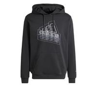 adidas Men's TECH GRAPHIC HOODIE, BLACK, S