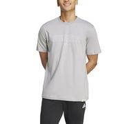 adidas Men's TECH Linear Graphic TEE, MGH Solid Grey, M