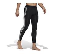 adidas Men's Techfit 3-Stripes Training Long Tights, Black, XXL