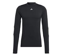 adidas Men's Techfit Cold.rdy Long Sleeve Top T-Shirt, Black, M