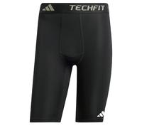 adidas Men's TECHFIT COMPRESSION TRAINING SHORT TIGHT, Black, 3XL