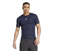 Adidas Techfit Compression Training Short Sleeve T-shirt Blue XL / Regular Man