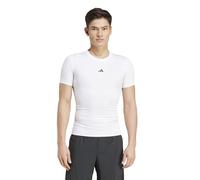 adidas Men's Techfit Compression Training T-Shirt, White, L