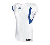 adidas Men's Techfit Hyped Football Jersey T-Shirt, White/Collegiate Royal, Medium