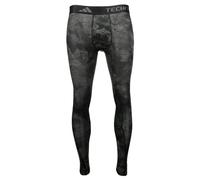 adidas Men's Techfit Training All Over Printed Long Tights Leggings, Black, L