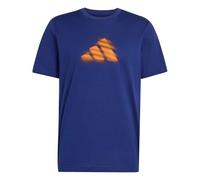 adidas Men's Tennis Clay is NOT Graphic T-Shirt, Dark Blue, S