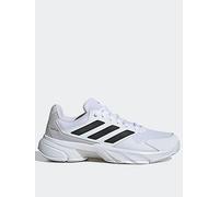 adidas Men's Courtjam Control 3 Tennis Shoes, Cloud White/Core Black/Grey Two, 10 UK