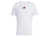 adidas Men's Tennis Happy 3 Balls Graphic T-Shirt, White, XXL