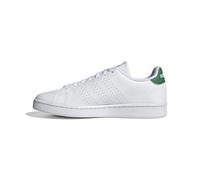 adidas Men's Advantage Shoes, Cloud White / Cloud White / Green, 10 UK