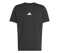adidas Men's Tennis Us Graphic Shirt, Black, XL