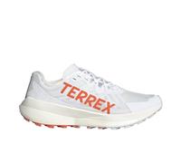 adidas Mens Terrex Agravic Speed Trail Running Sneakers Shoes - Grey, Dash Grey/Impact Orange/White, 11.5
