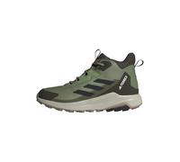 adidas Men's Terrex Anylander Mid Hiking Shoes, Tent Green/core Black/Olive strata, 9 UK