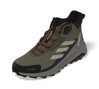 adidas Men's Terrex Anylander Mid Top Rain.rdy Hiking Sneaker, Olive Strata/Wonder Beige/Black, 9