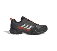 adidas Men's Terrex AX3 Gore-TEX Hiking Shoes, Solid Grey/Grey One/Solar Red, 8 UK