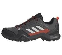 adidas Men's Terrex AX3 Gore-TEX Hiking Shoes, Solid Grey/Grey One/Solar Red, 6 UK