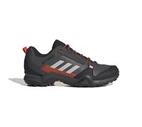ADIDAS Men's Terrex AX3 Hiking Shoes Non Football, Solid Grey/Grey One/Solar Red, 3 UK