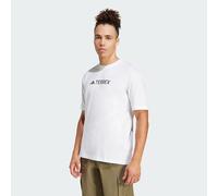 adidas Men's Terrex Classic Logo Shirt, White, XS
