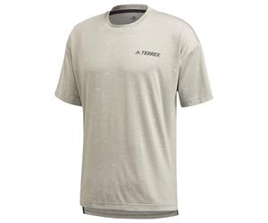 adidas MEN'S TERREX HIKE T-SHIRT TEE TOP GREY WALKING HIKING OUTDOORS NEW BNWT