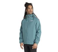 adidas Men's Terrex Multi 2 Layer RAIN.RDY Jacket, preloved teal, XXL