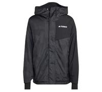 adidas Men's TERREX MULTI 2L RAIN.RDY INSULATED RAIN JACKET, Black/Carbon, L
