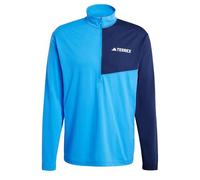 adidas Men's Terrex Multi Climacool Half Zip Long Sleeve, ray Blue, M
