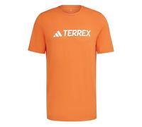 adidas Men's Terrex Multi Climacool Logo Tech T-Shirt, Semi Impact Orange, XXL
