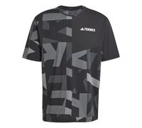 adidas Men's Terrex Multi Climacool Printed T-Shirt, Black/Carbon, XXL