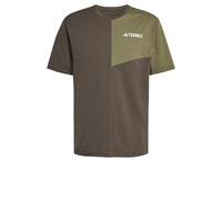 adidas Men's Terrex Multi Climacool T-Shirt, Shadow Olive, XXL