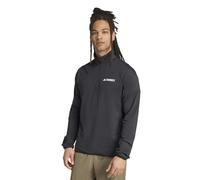 adidas Men's Terrex Multi Climawarm Half Zip Tech Fleece Sweatshirt, black, M