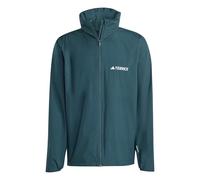 adidas Terrex Mens Outdoor Multi Essentials 2L Rain Jacket - Green, Green, Size L, Men Green