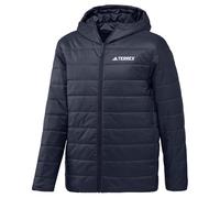 adidas Terrex Multi Essentials CLIMAWARM Insulated Hooded Jacket Dark Blue - S