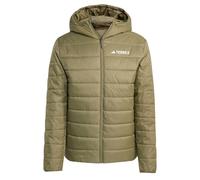 adidas Men's Terrex Multi Essentials CLIMAWARM Insulated Hooded Jacket, Olive Strata, S