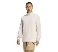 adidas mens Terrex Multi Essentials Half-zip Fleece Hiking Jacket, Wonder Alumina, M