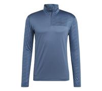 adidas Men's Terrex Multi Half Zip Long-Sleeve T-Shirt, Wonder Steel, S